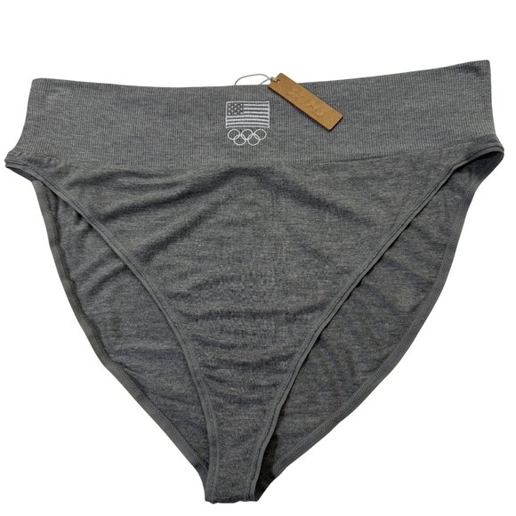 SKIMS Sleep Brief Team USA Heather Gray 4X - Picture 1 of 7